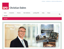 Tablet Screenshot of christian-dahm.de